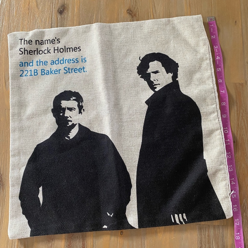 Sherlock, new pillow sham cover